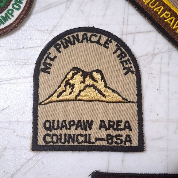 Vintage 80s Boy Scout Quapaw Area Council Arkansas 9 Patches Collectible Emblems - Picture 8 of 10